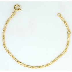 PULSEIRAS CRIANÇA OURO - TOQUE 0,800