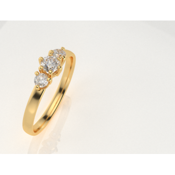 ANÉIS OURO - TOQUE 0,375
