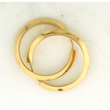 PAR DE ARGOLAS OURO - TOQUE 0,800