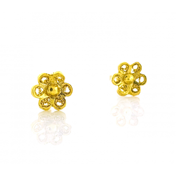 PAR DE BRINCOS OURO - TOQUE 0,800