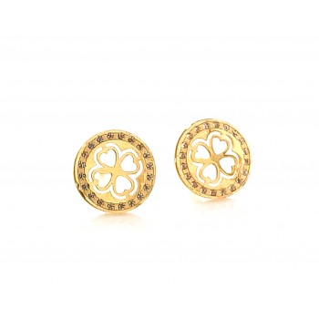PAR DE BRINCOS OURO - TOQUE 0,800