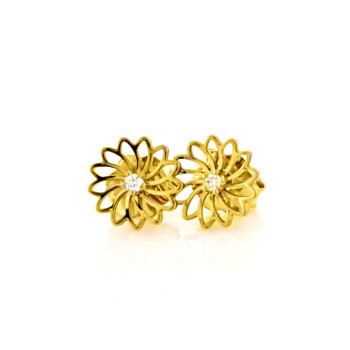 PAR DE BRINCOS OURO - TOQUE 0,800