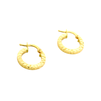 PAR DE ARGOLAS OURO - TOQUE 0,800