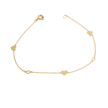PULSEIRAS CRIANÇA OURO - TOQUE 0 800