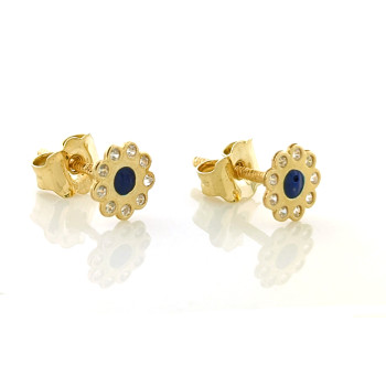 PAR DE BRINCOS OURO - TOQUE 0,800