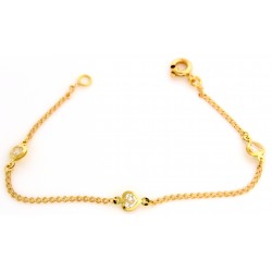PULSEIRAS CRIANÇA OURO - TOQUE 0,800